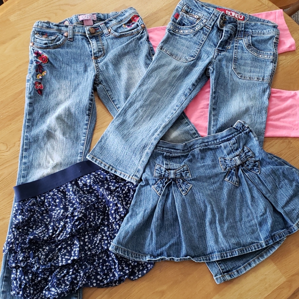 Girl's 5-pc Lot Size 7